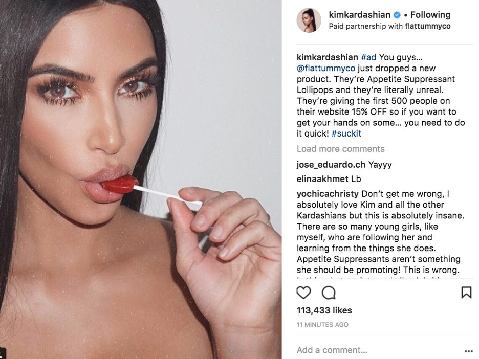 Kim Kardashian's Instagram Now Officially Subject to F.D.A. Regulation